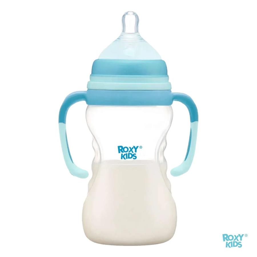 ROXY-KIDS Бутылочка с антиколиковой соской 260 мл 0+ мес