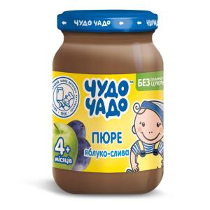 ЧУДО-ЧАДО Пюре яблоко- слива 170гр