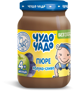 ЧУДО-ЧАДО Пюре яблоко- слива 170гр ЧУДО-ЧАДО Пюре яблоко- слива 170гр
