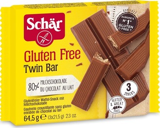 Schar Twin Bar шоколад палочки 64.5 g