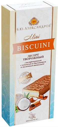 Б.Ю Александров MiniBiscuini с кокосом 40гр