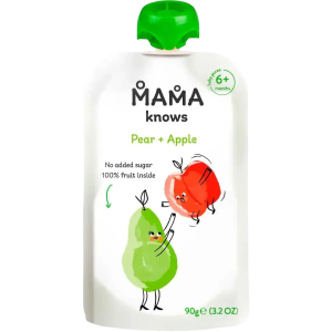 MAMA knows груша- яблоко 90гр MAMA knows груша- яблоко 90гр