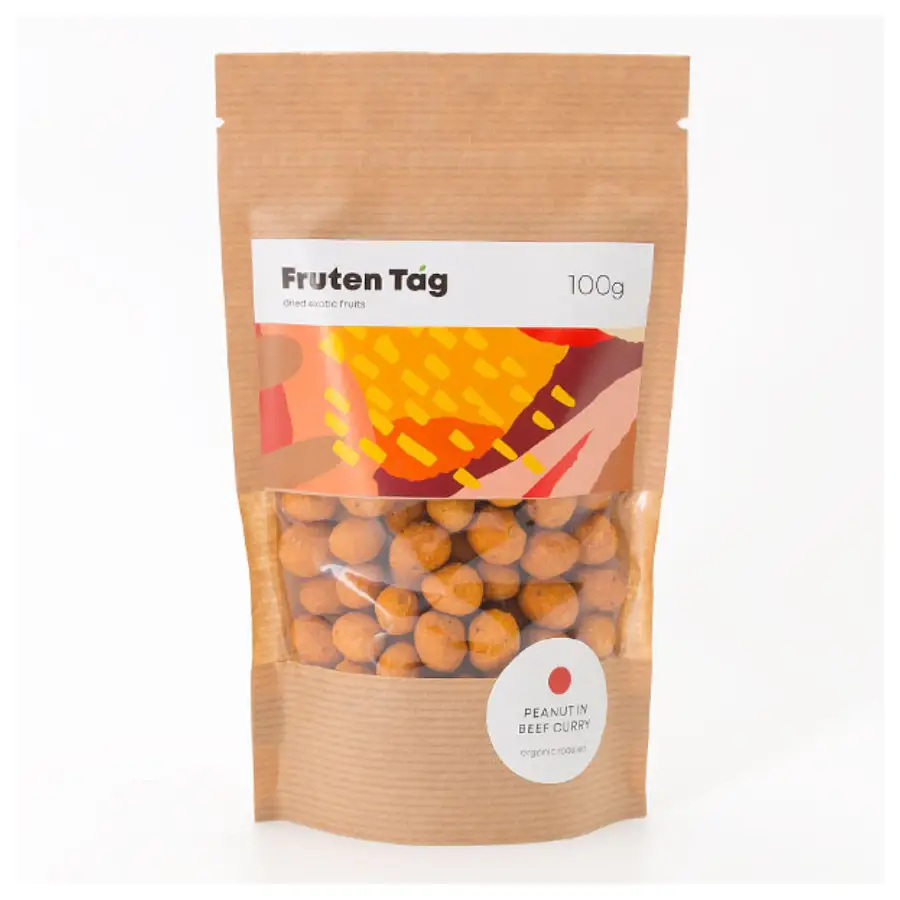 Fruten Tag жареный арахис со вкусом говядина карри, 50гр