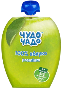ЧУДО-ЧАДО Пюре Яблоко 90гр ЧУДО-ЧАДО Пюре Яблоко 90гр