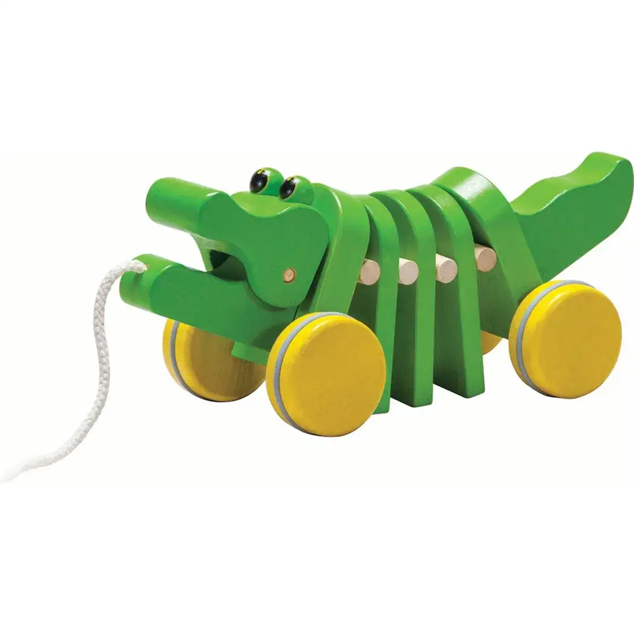 Каталка Plan Toys Танцующий крокодил PL5105