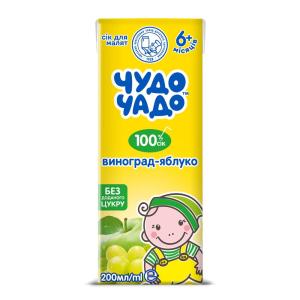 ЧУДО-ЧАДО Сок Виноград - яблоко 200мл
