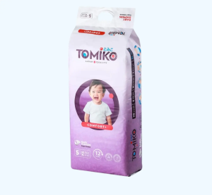 ПОДГУЗНИКИ ДЕТСКИЕ XL (13 + КГ) 42 ШТ. TOMIKO COMFORT+