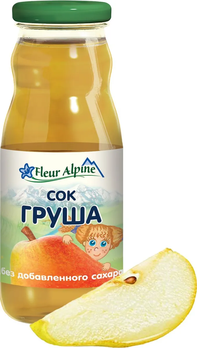 Детский сок без сахара Fleur Alpine груша, 0.2 л, 4+