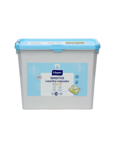 Капсулы для стирки белья MAYERI Sensitive COLOR, 28 шт, Коробка