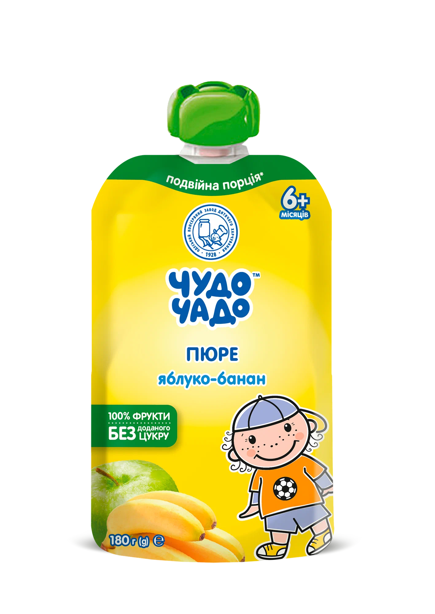 ЧУДО-ЧАДО Пюре яблоко- банан 180гр ЧУДО-ЧАДО Пюре яблоко- банан 180гр
