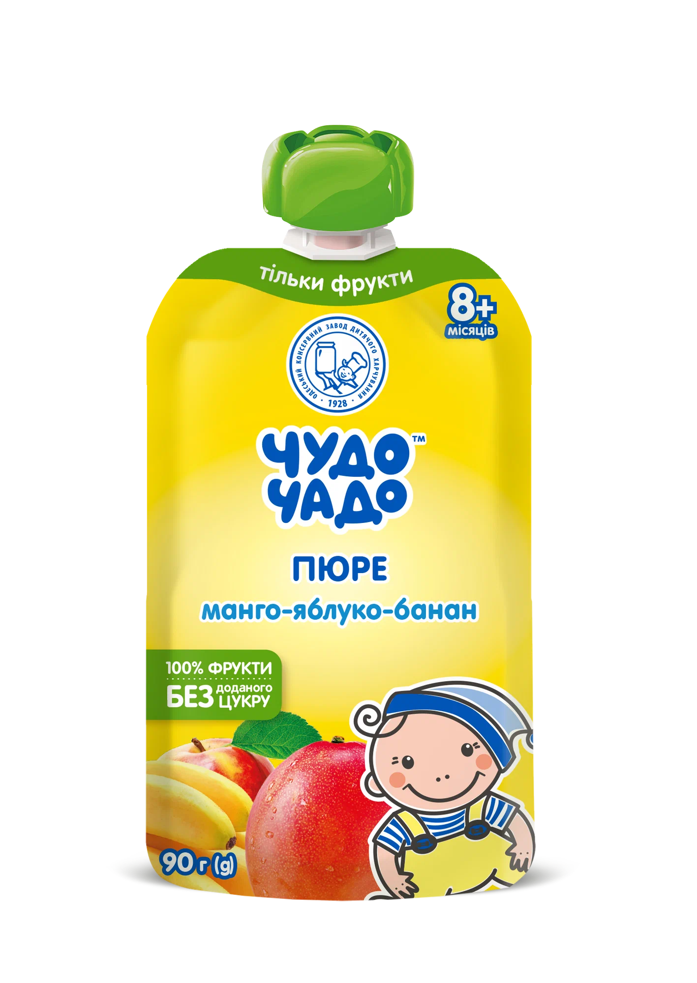 ЧУДО-ЧАДО Пюре манго-яблоко-банан 90гр ЧУДО-ЧАДО Пюре манго-яблоко-банан 90гр