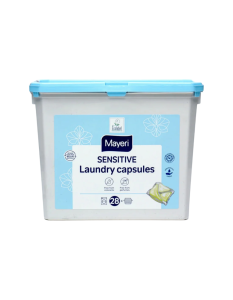 Капсулы для стирки белья MAYERI Sensitive, 28 шт, Коробка