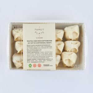 Family plate Манты мясо картошка 12 шт
