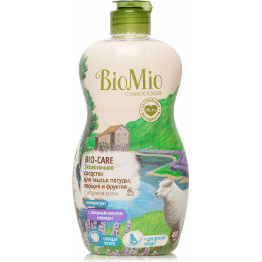 Bio Mio BIO-CARE средство для мытья посуды с маслом лаванды 450мл