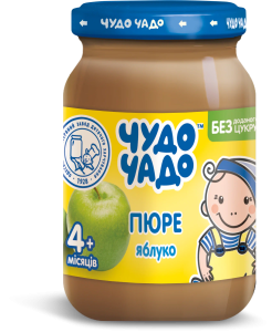 ЧУДО-ЧАДО Пюре яблоко 170гр ЧУДО-ЧАДО Пюре яблоко 170гр