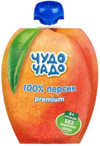 ЧУДО-ЧАДО Пюре Персик 90гр ЧУДО-ЧАДО Пюре Персик 90гр