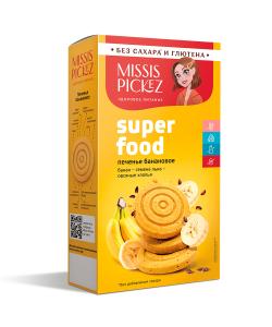 Печенье Банановое Superfood "Missis Pickez", 100г Печенье Банановое Superfood "Missis Pickez", 100г