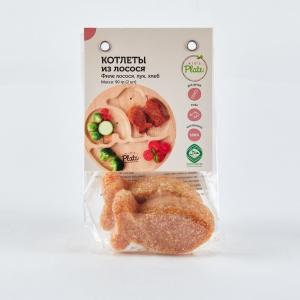 Котлеты из лосося 2 шт, 90 гр