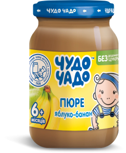 ЧУДО-ЧАДО Пюре яблоко - банан 170гр ЧУДО-ЧАДО Пюре яблоко - банан 170гр