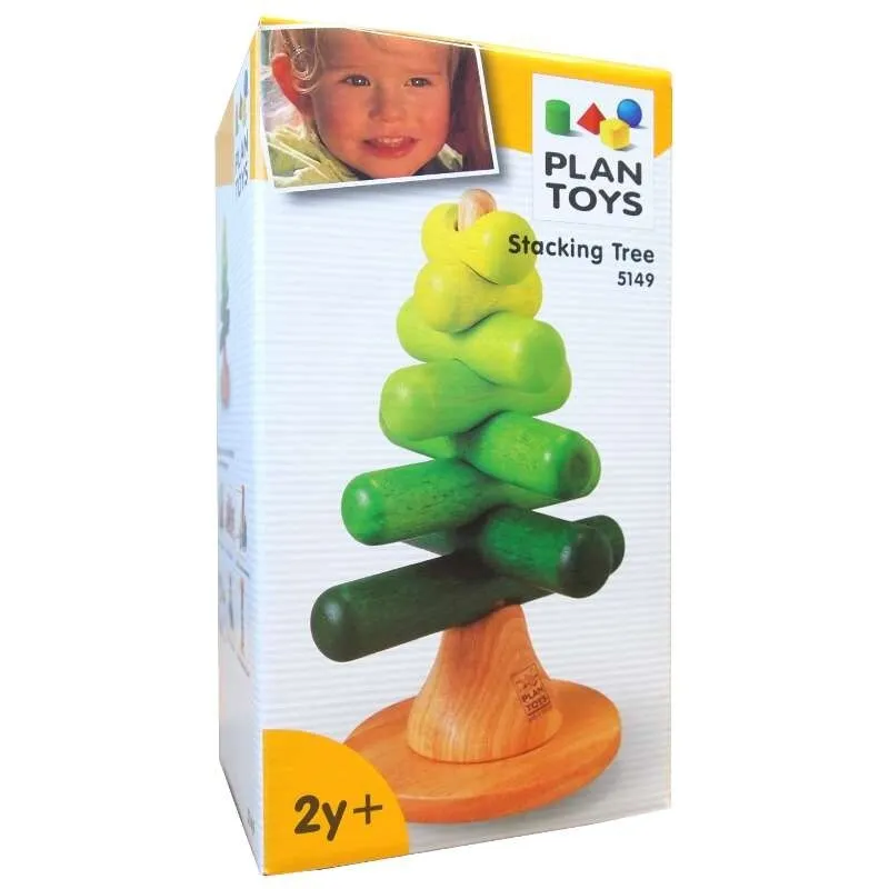 Деревянная пирамидка PlanToys "Дерево" PL5149
