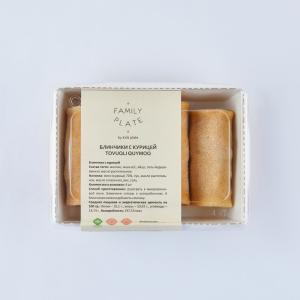 Family Plate Блинчики с курицей, 4 шт