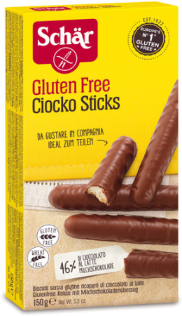 Schar Печенье шоколад. палочка 150гр Ciocko Stick