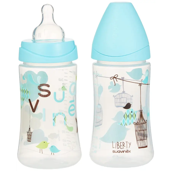 Suavinex Baby Bottle Set 2x голубой