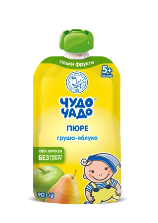 ЧУДО-ЧАДО Пюре груша-яблоко 90гр ЧУДО-ЧАДО Пюре груша-яблоко 90гр
