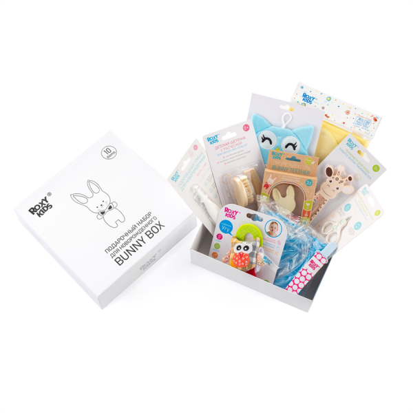 Подарочный Набор BUNNY BOX ROXY-KIDS 10 предметов