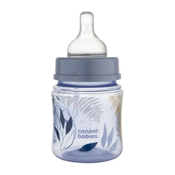 Антиколиковая бутылочка с широким горлышком Canpol Babies Easy Start - GOLD 120мл PP (Голубая) 35/239_blu
