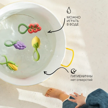 OLI&CAROL GRAPE RATTLE TOY,погремушка