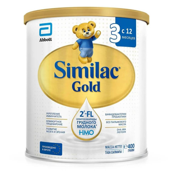 Similac GOLD 3 смесь, 400гр, c 12мес