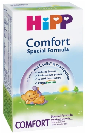 HIPP Comfort - спец Комфорт детская молочная смесь Органик 300гр.