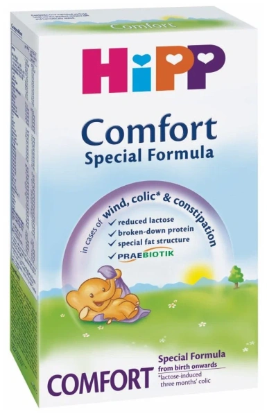 HIPP Comfort - спец Комфорт детская молочная смесь Органик 300гр.