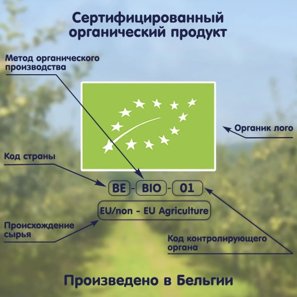 Шт Печенье детское Органик "Первое с яблочным соком" Fleur Alpine, 6 мес 120гр