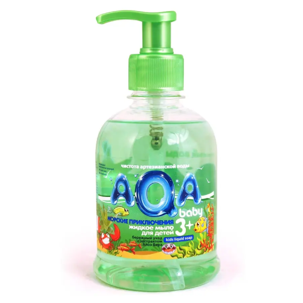 Жидкое мыло AQA baby для детей "Морские приключения",300мл