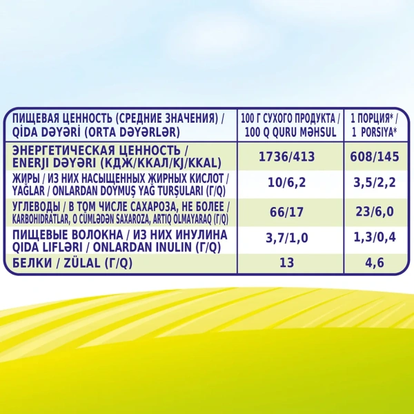 Каша BEBI молочная, гречневая, 4м+, 200 гр