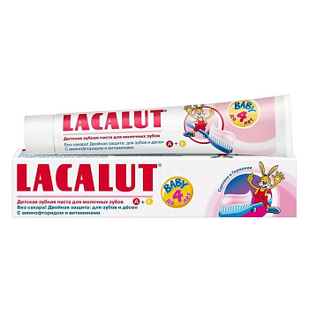 Зубная паста LACALUT Baby 50мл 0-4лет