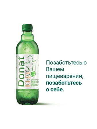 Вода Donat Mg 0,5 L