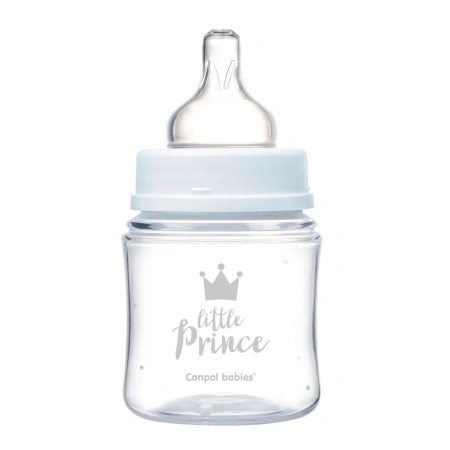 Бутылочка для кормления Canpol Babies EasyStart Royal Baby PP с широким горлышком 120мл с 0месяцев Голубой