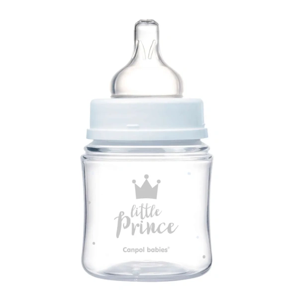 Бутылочка для кормления Canpol Babies EasyStart Royal Baby PP с широким горлышком 120мл с 0месяцев Голубой