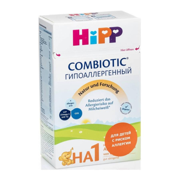 HiPP HA 1 Combiotic детская молочная смесь 350гр