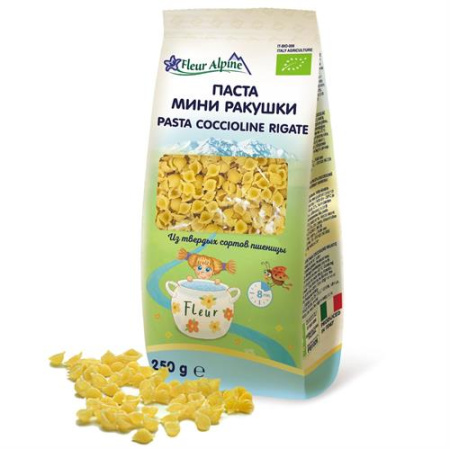 Макароны Fleur Alpine мини-ракушки