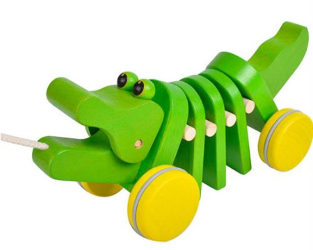 Каталка Plan Toys Танцующий крокодил PL5105