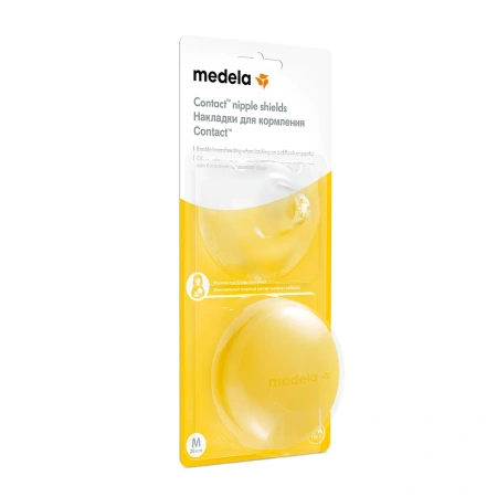 Medela Накладки для кормления CONTACT размер М (20мм) 2 шт + контейнер