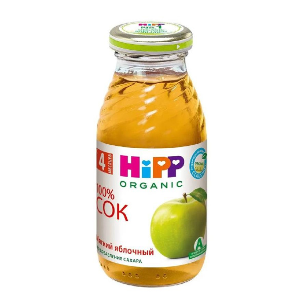 HIPP Детский Сок Яблочный натуральный 200мл