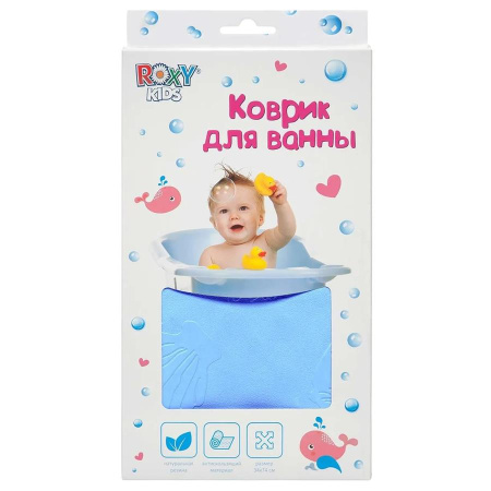 ROXY-KIDS Коврик для ванны Синий 34*74 см