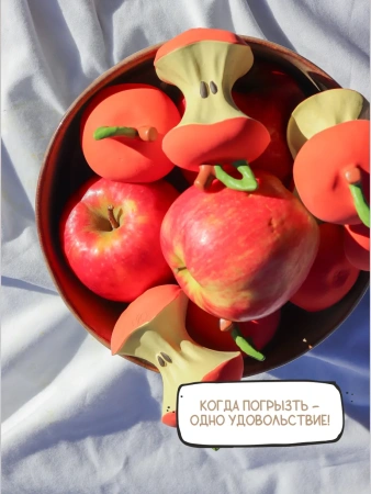 OLI&CAROL PEPITA THE APPLE,игрушка-прорезыватель для зубов