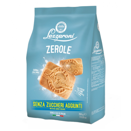 Lazzaroni Zerole печенье молочные без сахара 300 гр