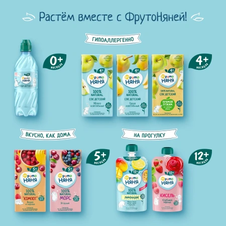 ФрутоНяня 0,2 л Сок мультифруктовый